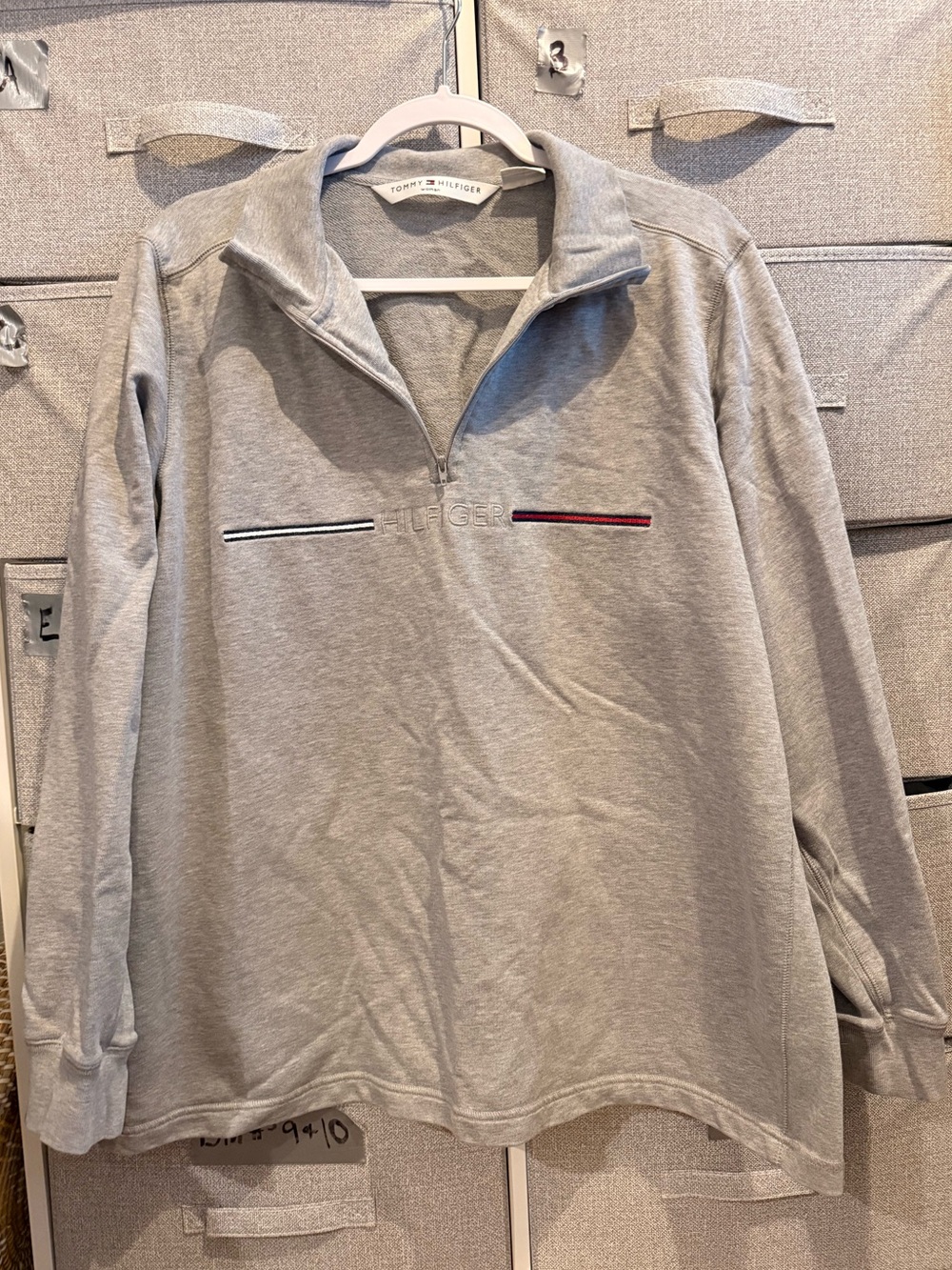 Tommy Hilfiger Woman 3X cropped 1/4 zip 100% cotton